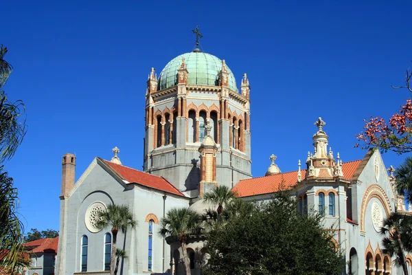 Hermosa iglesia en St Augustine FL — Foto de Stock