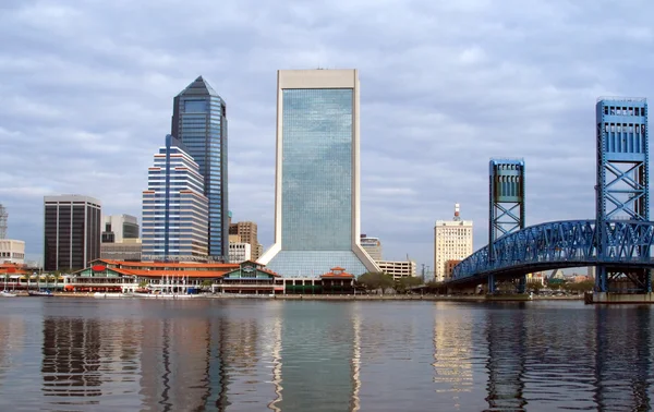 Jacksonville na Florydzie panoramę — Zdjęcie stockowe