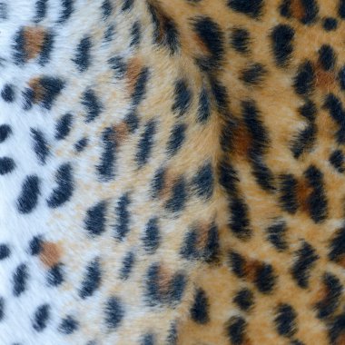 squared dekoratif leopar doku