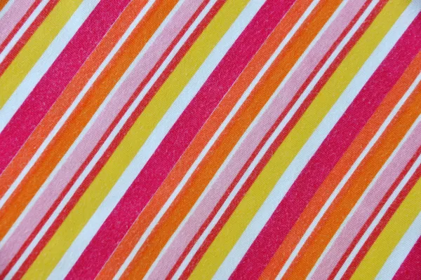 Colorful striped fabric pilling — Stock Photo, Image