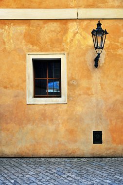 Prag'daki eski duvar