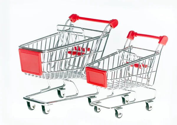 The product cart on wheels — Stock Photo, Image