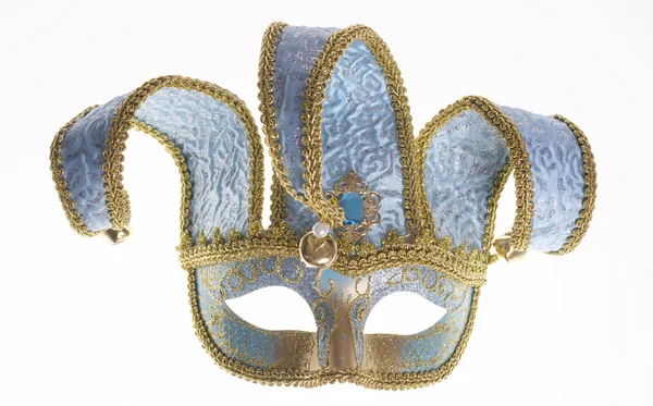 Blue Venetian mask — Stock Photo, Image