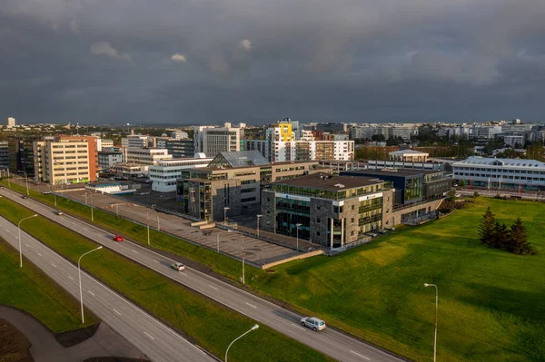 Edificio Nel Quartiere Degli Affari Reykjavik — Foto Stock