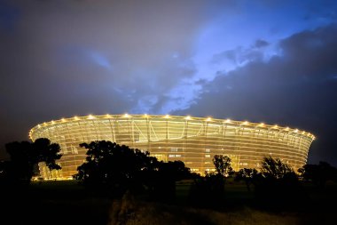 Cape Town, Güney Afrika 6 Kasım 2019: Cape Town Stadyumu.
