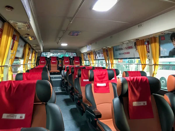 韩国首尔 2018年3月1日 在韩国首尔乘坐舒适的城市豪华轿车巴士 — 图库照片