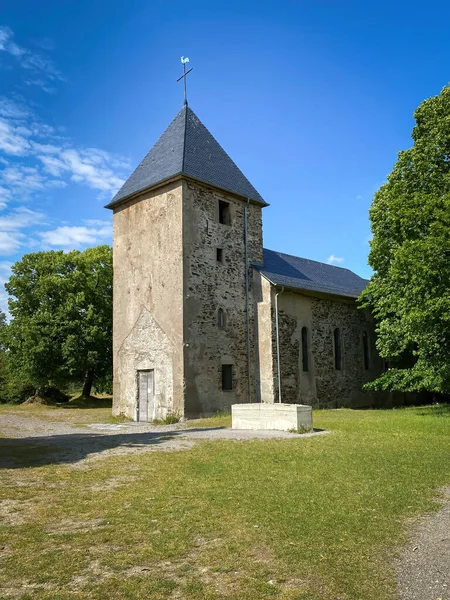 Rochus Church Wollseifen Nationalpark Eifel Germany Blue Sky — Stockfoto