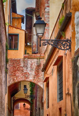 Vintage architecture in Italy. clipart