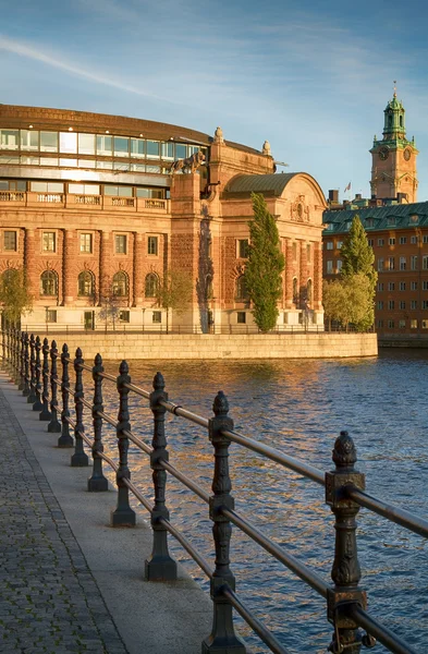 Stockholm'de bina Parlamento. — Stok fotoğraf