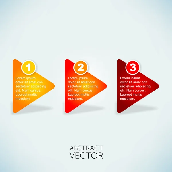 Setas vetoriais abstratas — Vetor de Stock