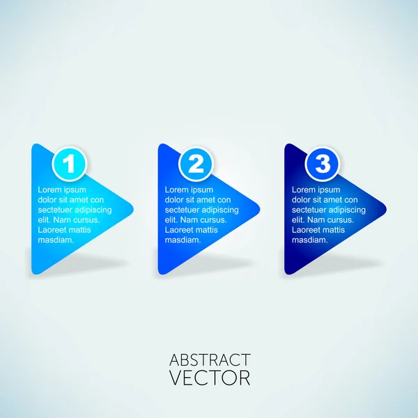 Flechas vectoriales abstractas — Vector de stock