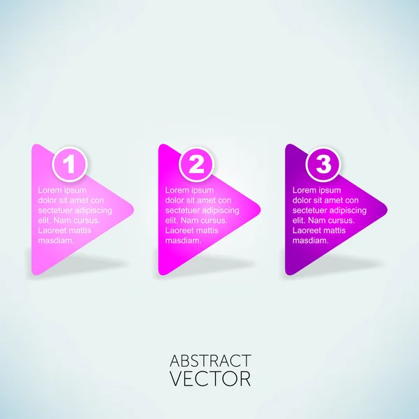 Setas vetoriais abstratas — Vetor de Stock