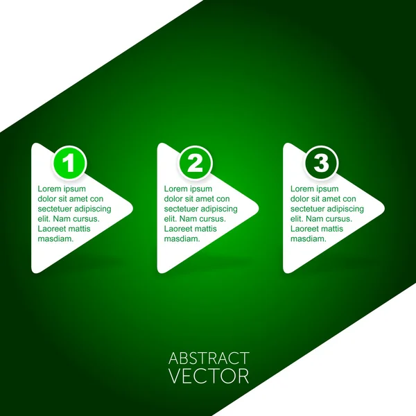 Flechas vectoriales abstractas — Vector de stock