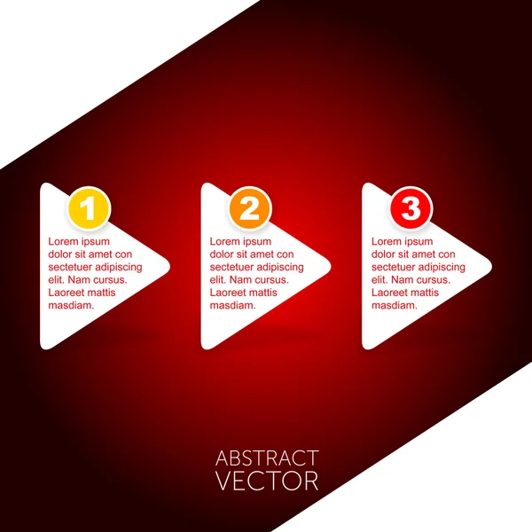 Flechas vectoriales abstractas — Vector de stock