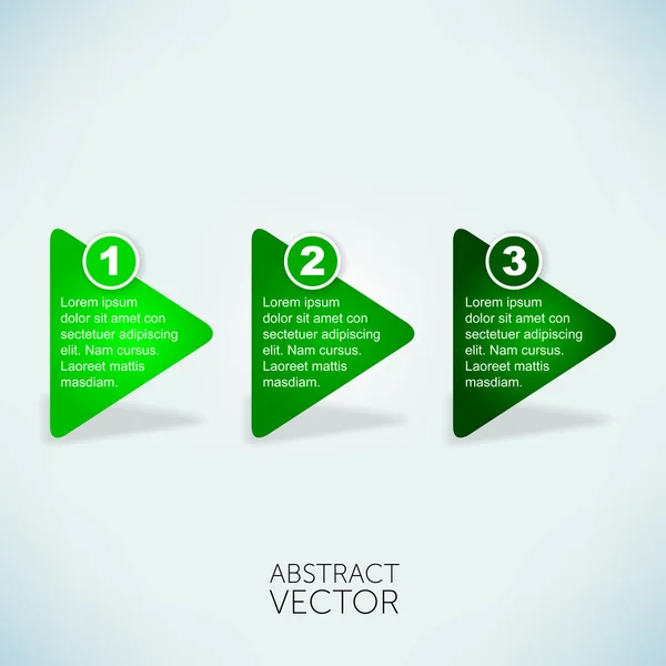 Abstract vector arrows — Stock Vector