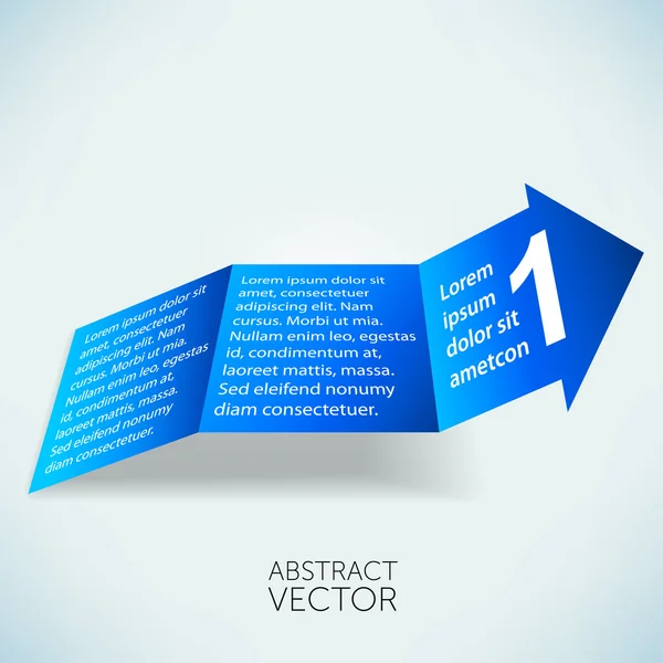 Flecha vector abstracta — Vector de stock