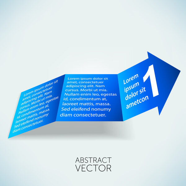 Абстрактная векторная стрелка
