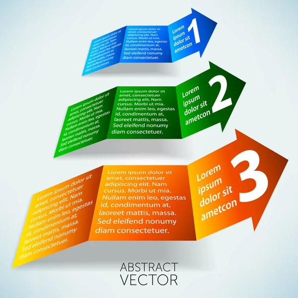 Abstract vector pijlen — Stockvector