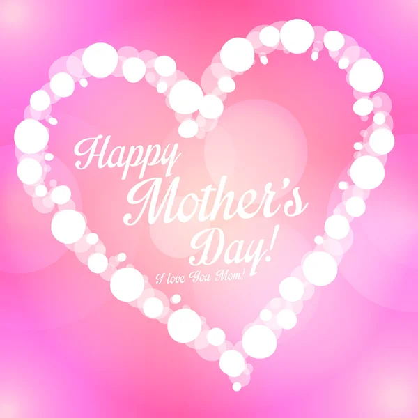 Happy Mother's Day vector background — Stock Vector