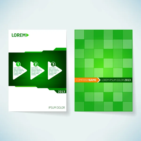 Brochure cover design template — Stock Photo, Image