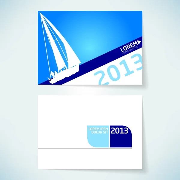 Brochure cover design template — Stock Photo, Image