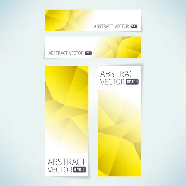 Abstrakt vektor banner bakgrund — Stock vektor