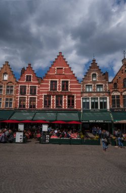 Bruges, UNESCO Dünya Mirası Sitesi, Belçika, Avrupa, tipik mimari