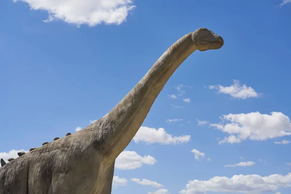 Replica Dinosauro Nel Museo Paleontologico Cuenca Castilla Mancha Spagna — Foto Stock
