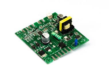 Kahve öğütücüsünün elektronik tahtası.