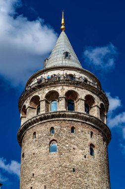 İstanbul Türkiye 5 Eylül 2021 Galata Kulesi manzaralı