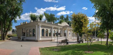 Tiraspol, Transnistria 'daki sergi seyircisi