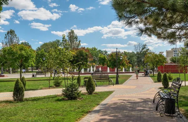 Catherine Park Tiraspol Transnistrië — Stockfoto