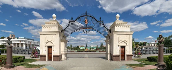 Catherine Gate Στην Tiraspol Υπερδνειστερία — Φωτογραφία Αρχείου