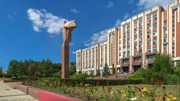 Transnistria Tiraspol 레닌에게 바치는 기념비 — 스톡 사진