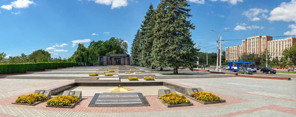 Μνημείο Της Δόξας Στην Τίρασπολ Της Υπερδνειστερίας — Φωτογραφία Αρχείου