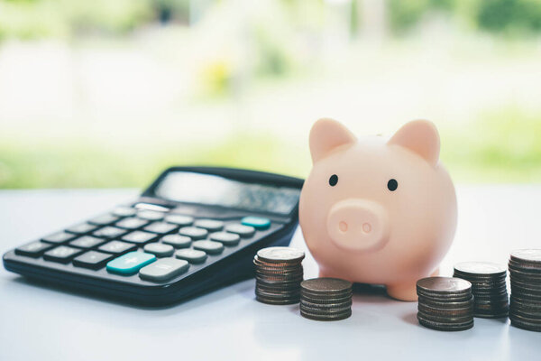 Finnace , Saving money and investment concepts.