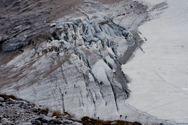 Blick Auf Den Gletscher Von Oben — Stockfoto