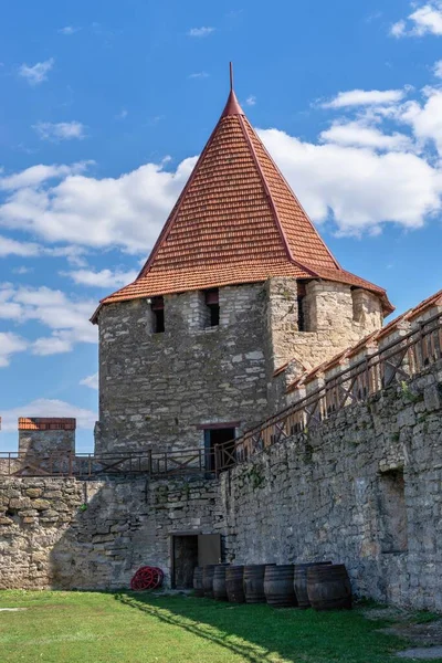 Murallas Torres Fortaleza Bender Moldavia — Foto de Stock
