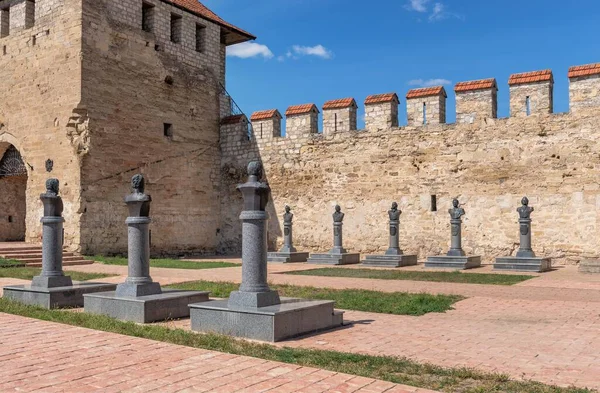 Murallas Torres Fortaleza Bender Moldavia — Foto de Stock