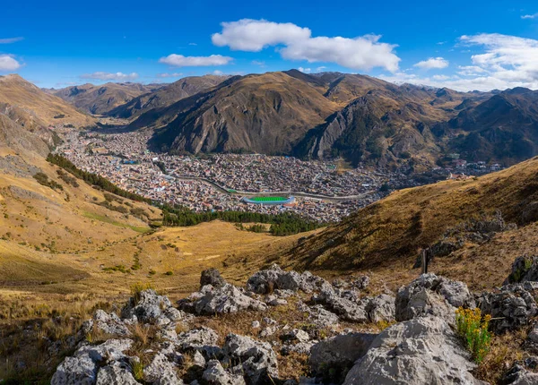 Manhã Dia Inteiro Cidade Huancavelica Peru — Fotografia de Stock