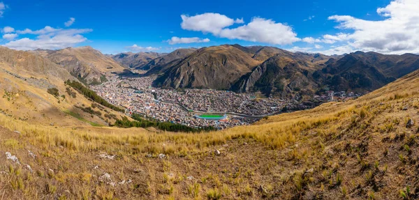 Manhã Dia Inteiro Cidade Huancavelica Peru — Fotografia de Stock