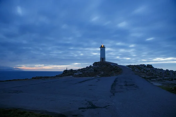 Blick Auf Den Leuchtturm Faro Cabo Roncudo Der Küste Des — Stockfoto