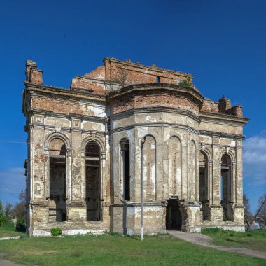 Lymanske köyündeki Katedral, Odessa bölgesi, Ukrayna