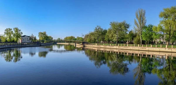 Argine Fiume Ingul Kropyvnytskyi Ucraina — Foto Stock