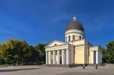 Moldova 'nın Chisinau kentindeki İsa' nın Doğuşu Katedrali