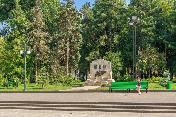 Monument Kathedraal Park Chisinau Moldavië — Stockfoto