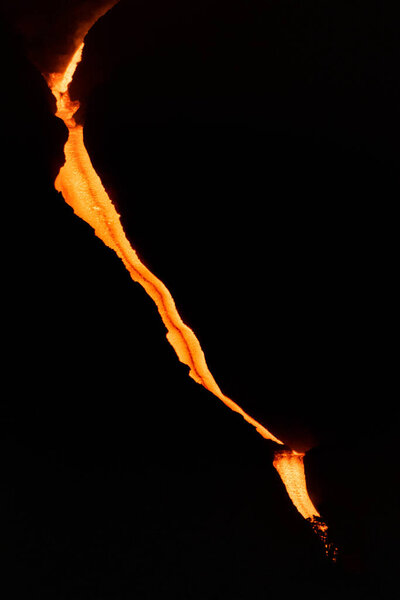 Volcano eruption on Cumbre Vieja, La Palma island, Canary islands