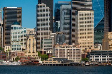 Seattle Şehir Merkezi Gökdelenleri Sudan