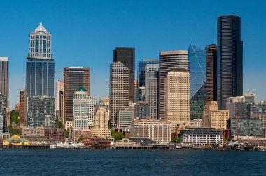 Seattle Şehir Merkezi Puget Sound 'dan