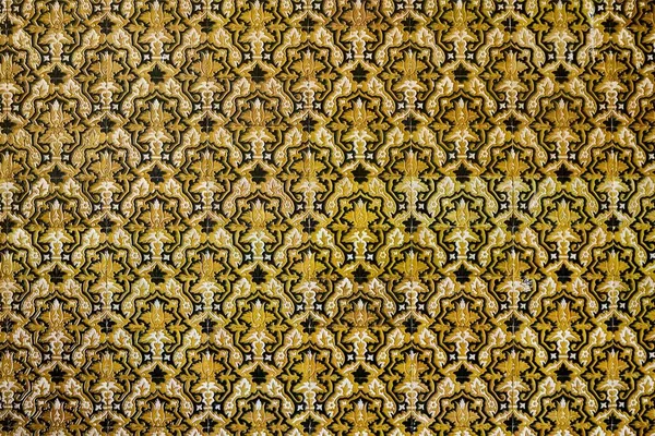 Antiguos Azulejos Varios Colores Colocados Antiguo Edificio Sevilla España — Foto de Stock